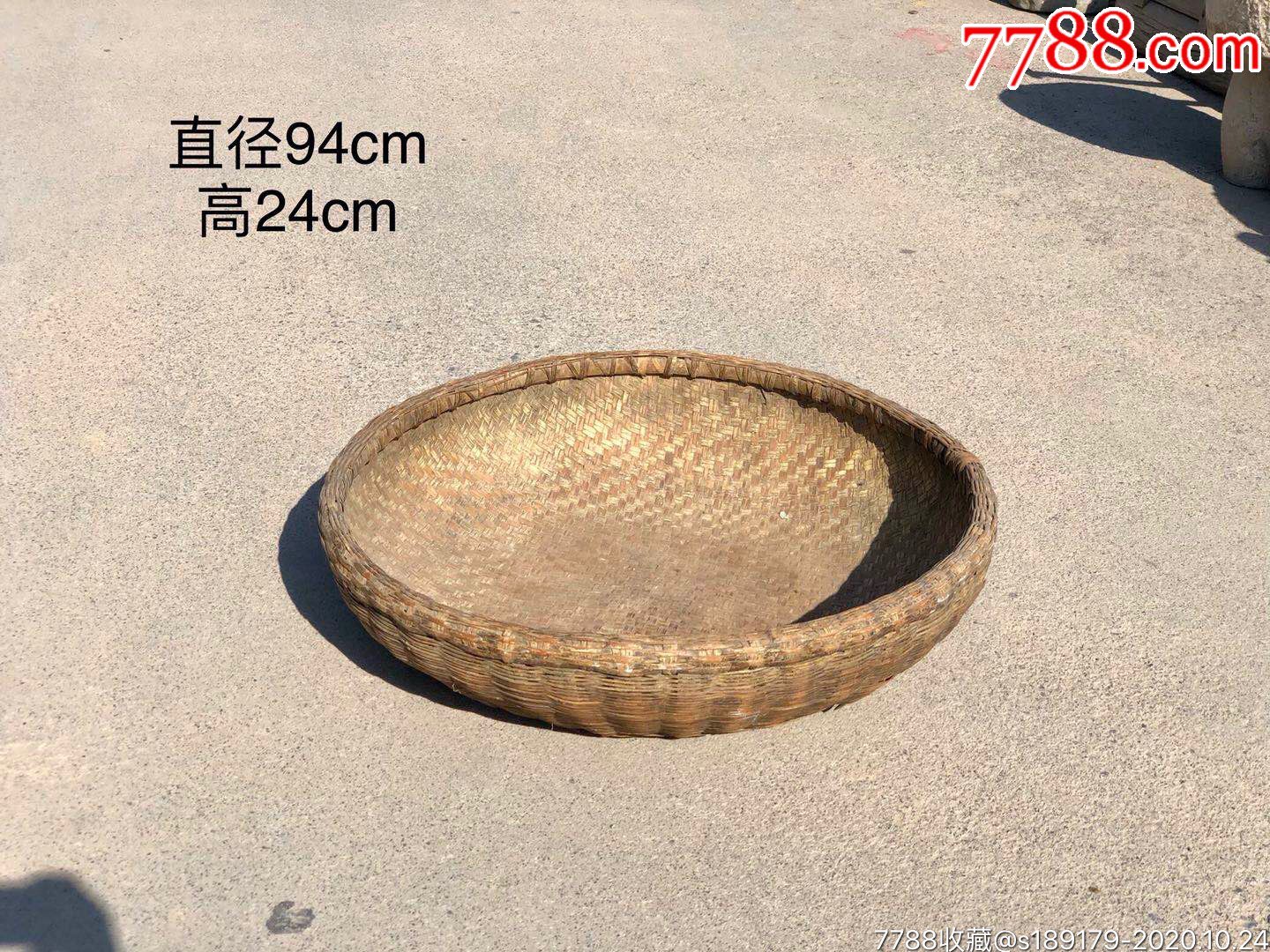 老民俗竹编大笸箩19