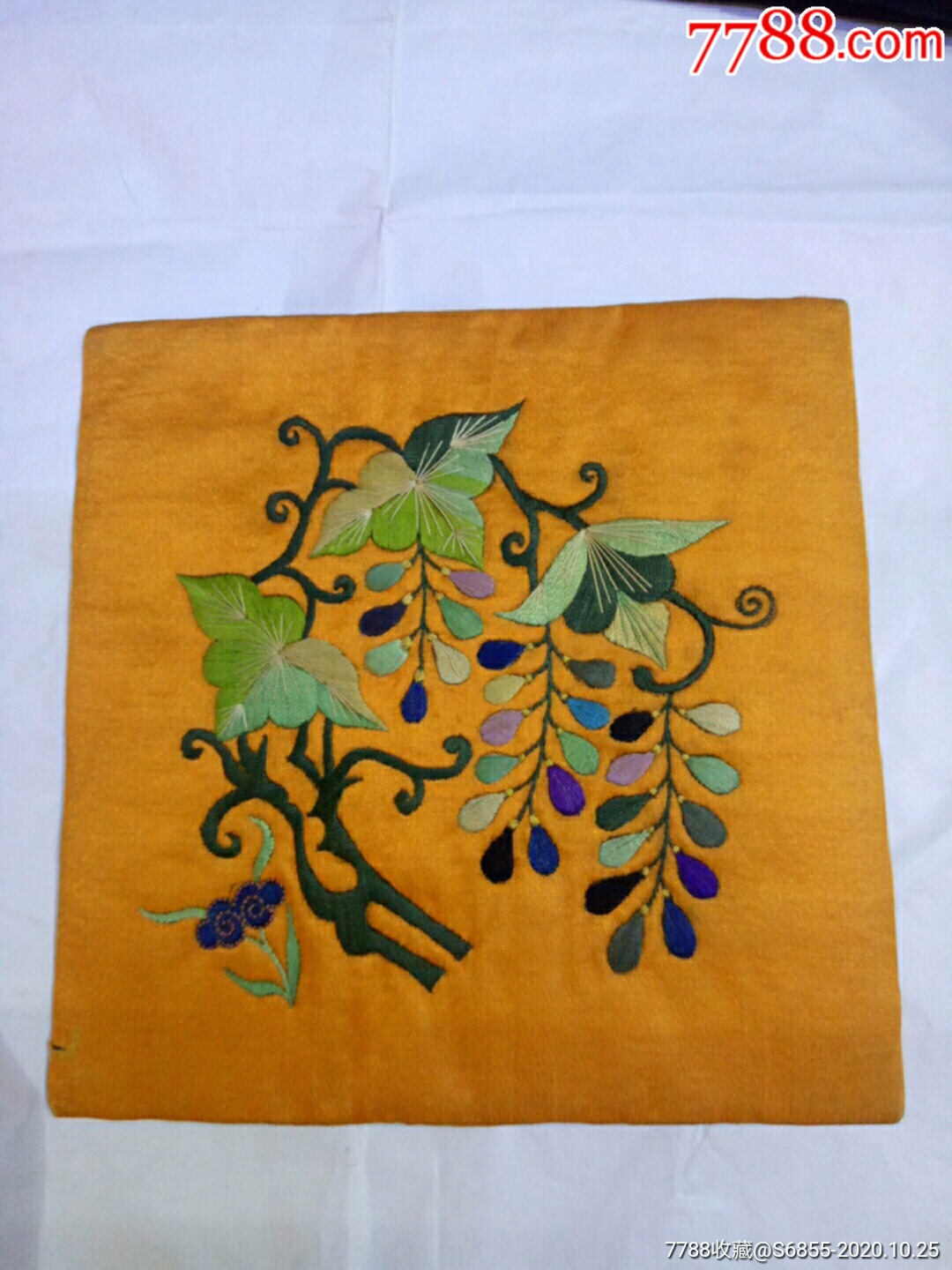 纯手工绣品枕头顶子