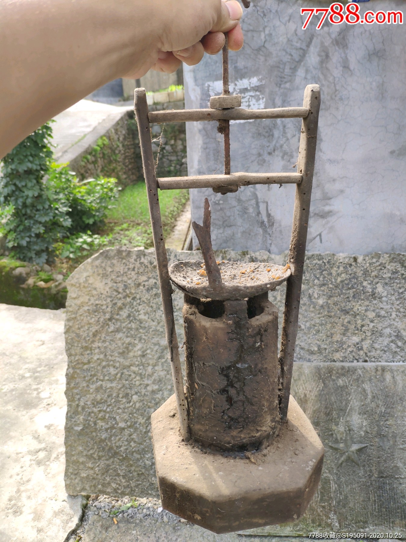 民国老油灯桐油灯一套