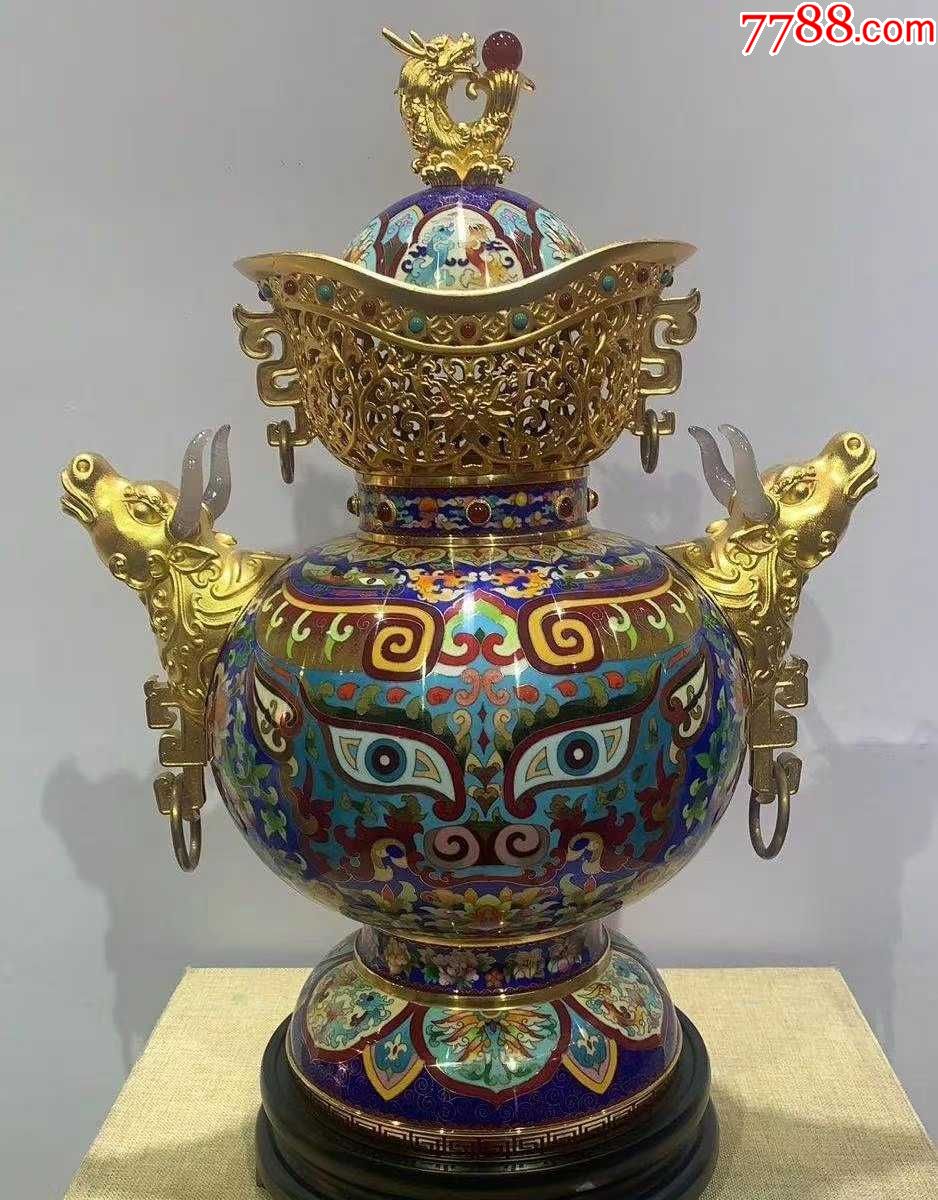 张同禄中国扭转乾坤景泰蓝牛转乾坤景泰蓝