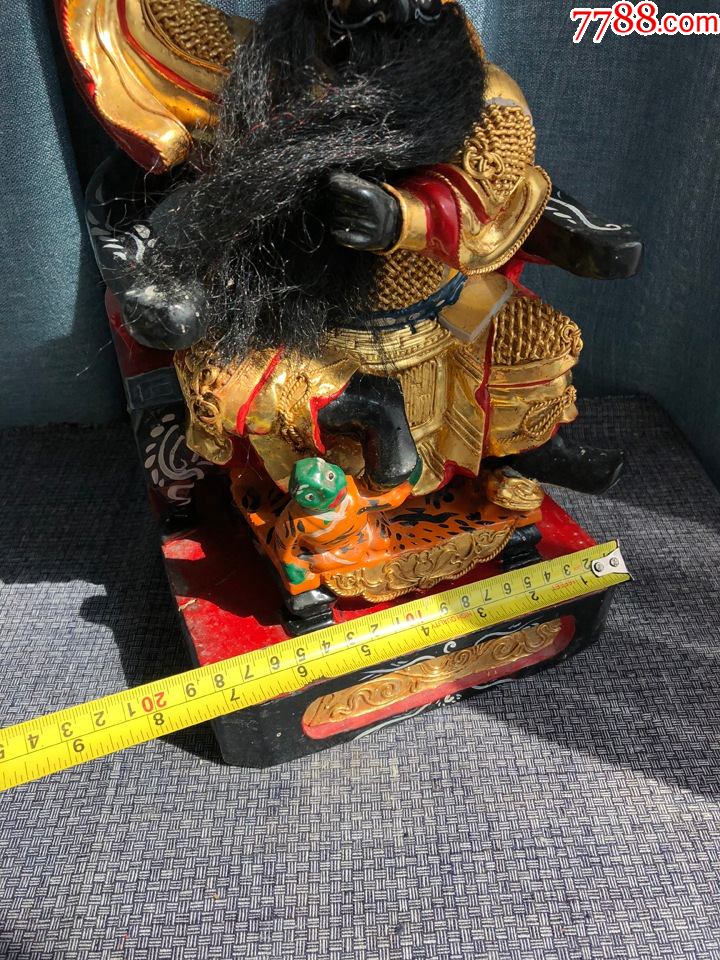 清代老木雕造像将军神像佛像神仙判官文官将军财神七大巡