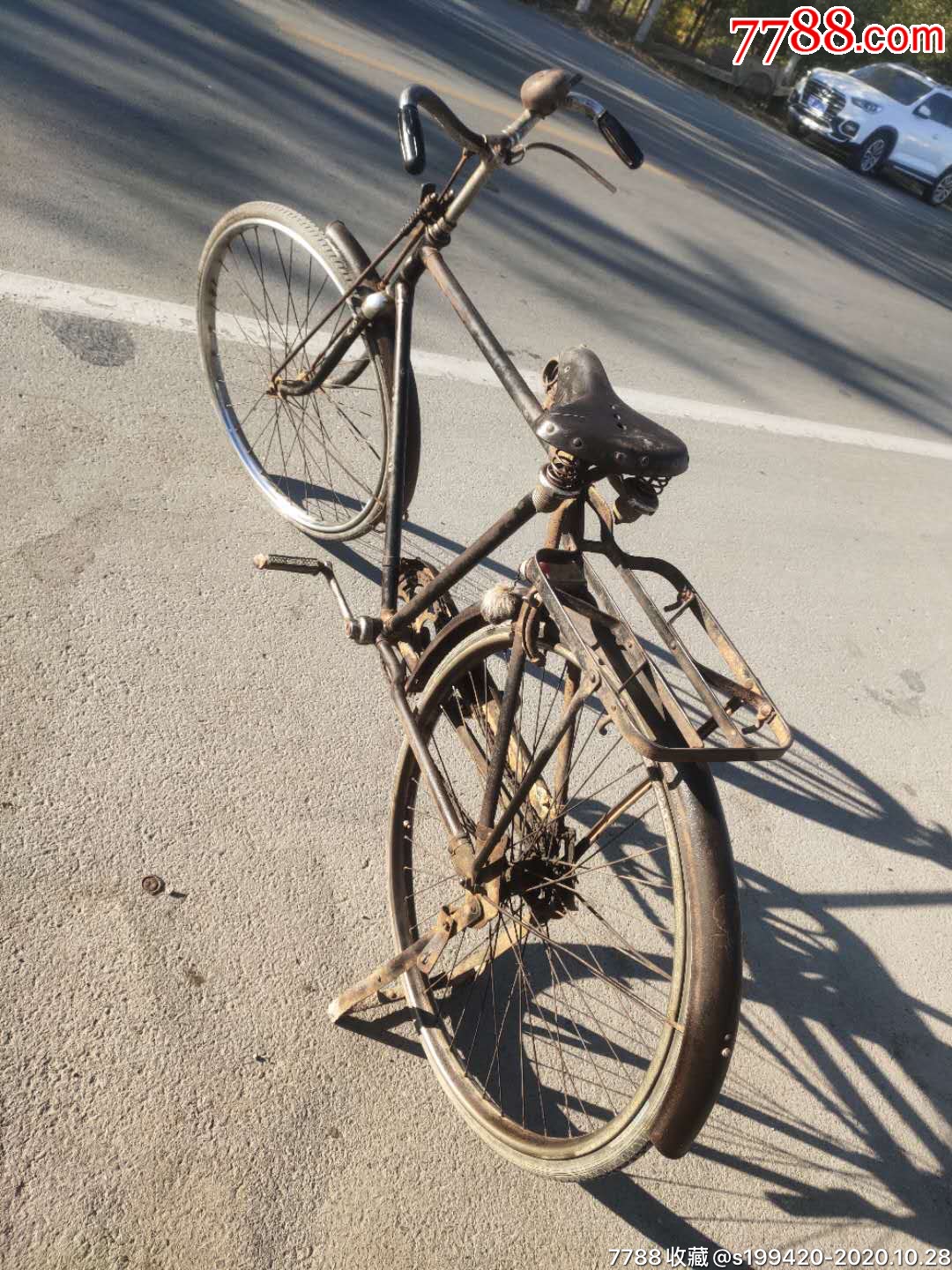 老金鹿自行车.品相如图,能正常驾驶,相当于现在的宝马一辆.-其他车马/