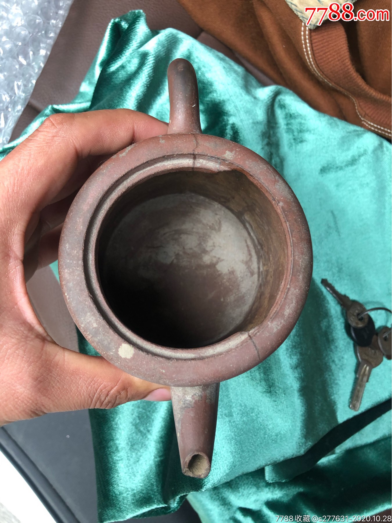 清代名家老紫砂壶