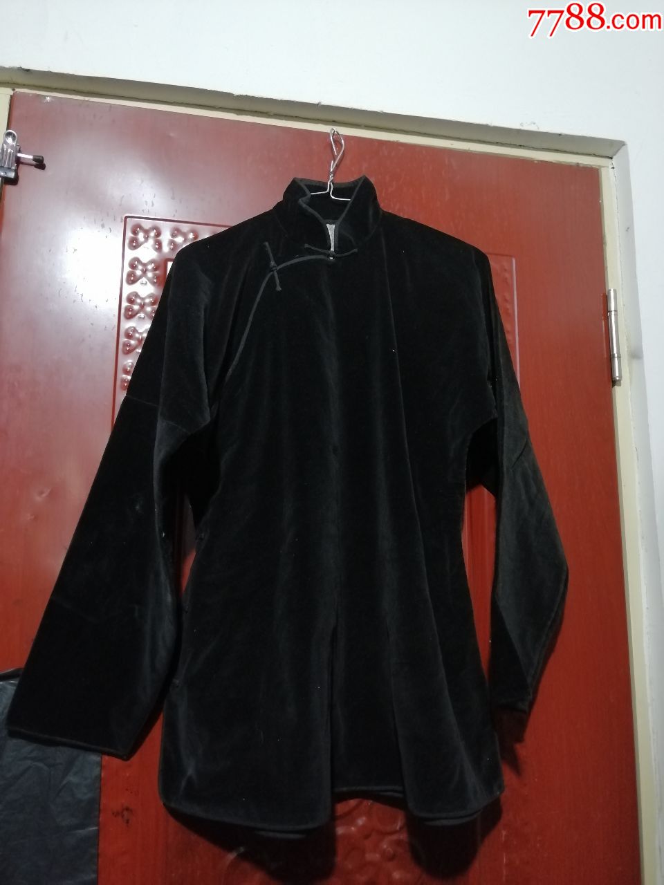 黑色大绒马褂3全新