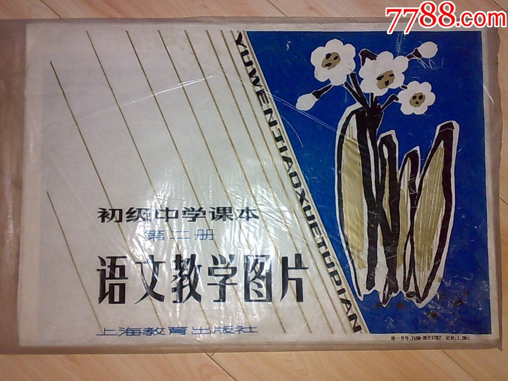 語文教學圖片初級中學課本第二冊掛圖名家作品