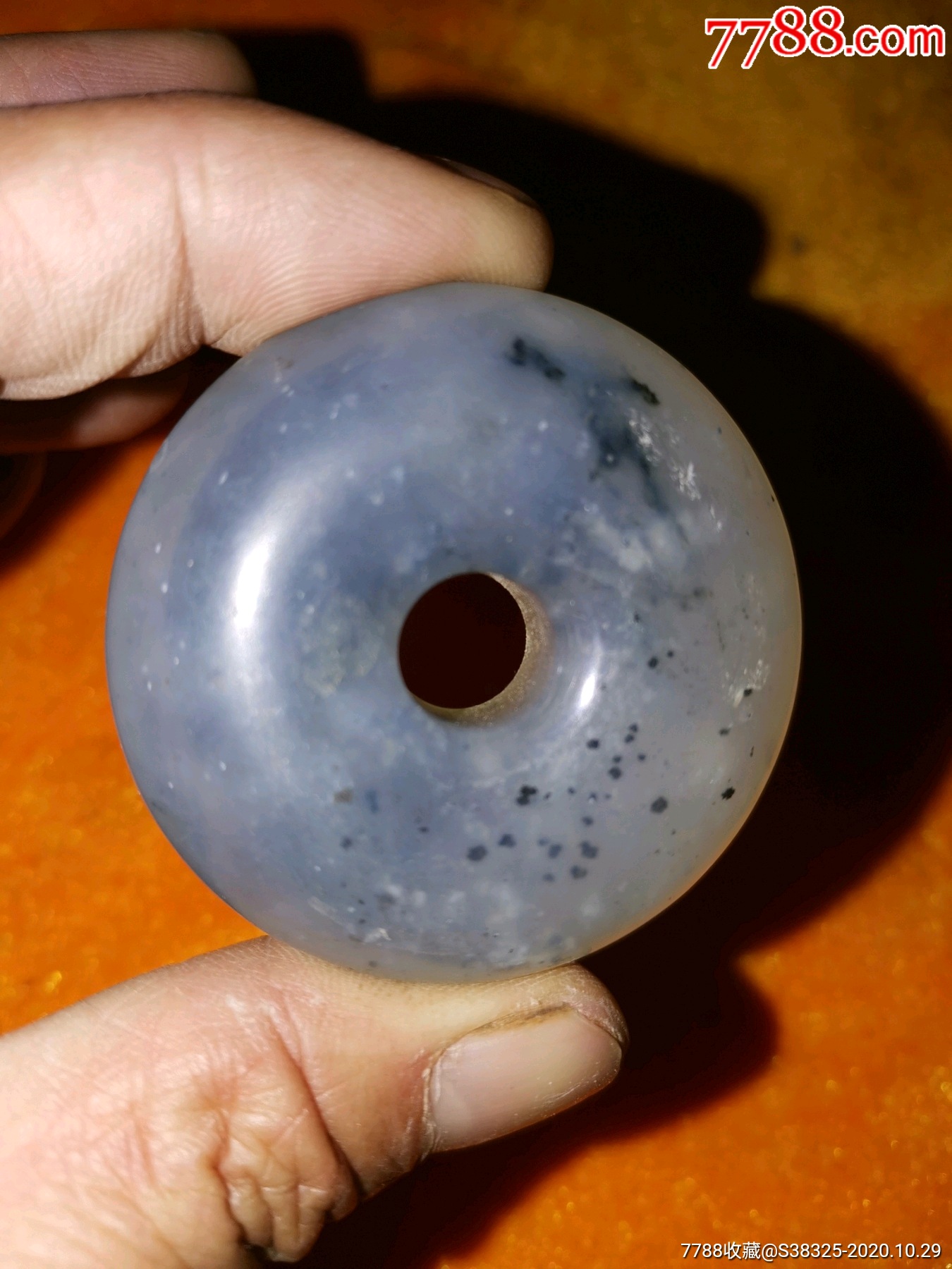 和田玉青花玉佩