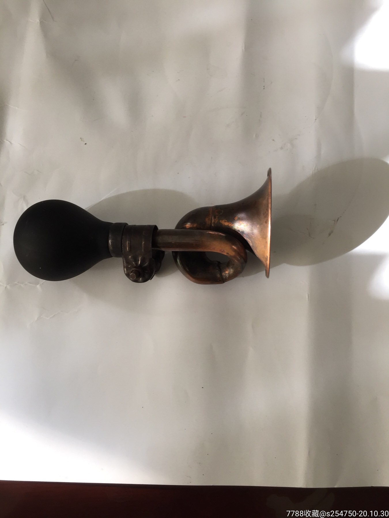 民国时期黄包车铜喇叭