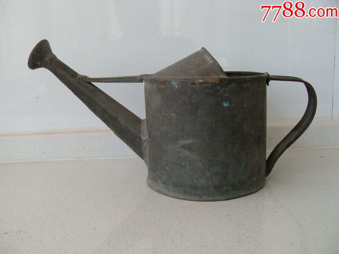 【旧社会大户人家用品】民国老古董老铜喷水壶!