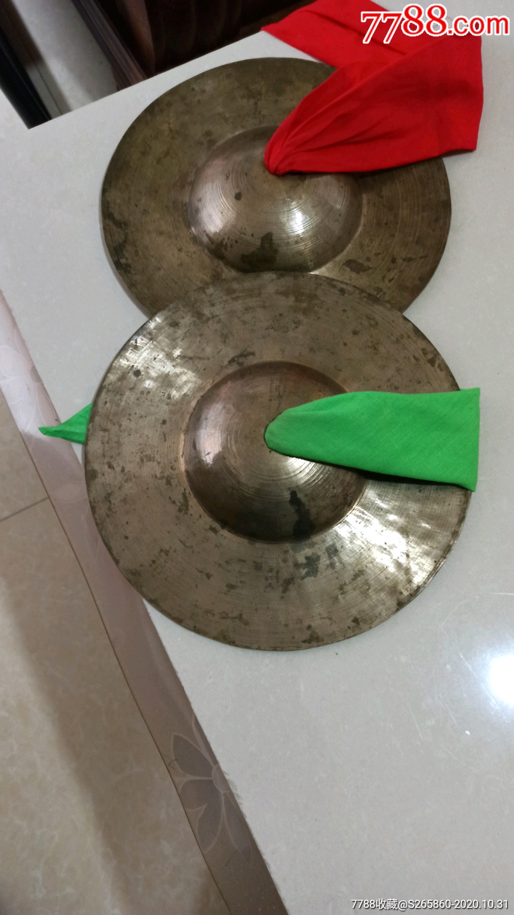 铜镲(饺子)漂亮青黄铜老款闪亮登场