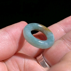 清代冰种老翡翠壁