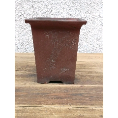 宜兴紫砂老花盆蝶形花盆