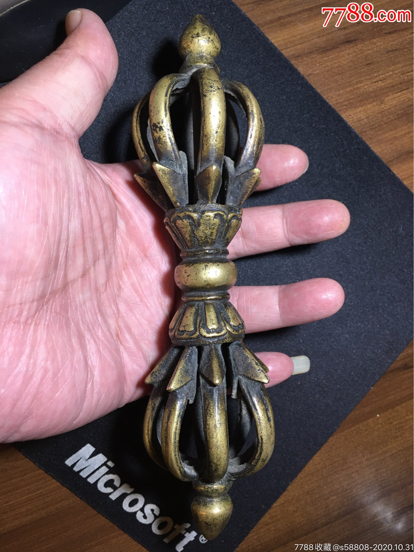 清代铜八股金刚杵