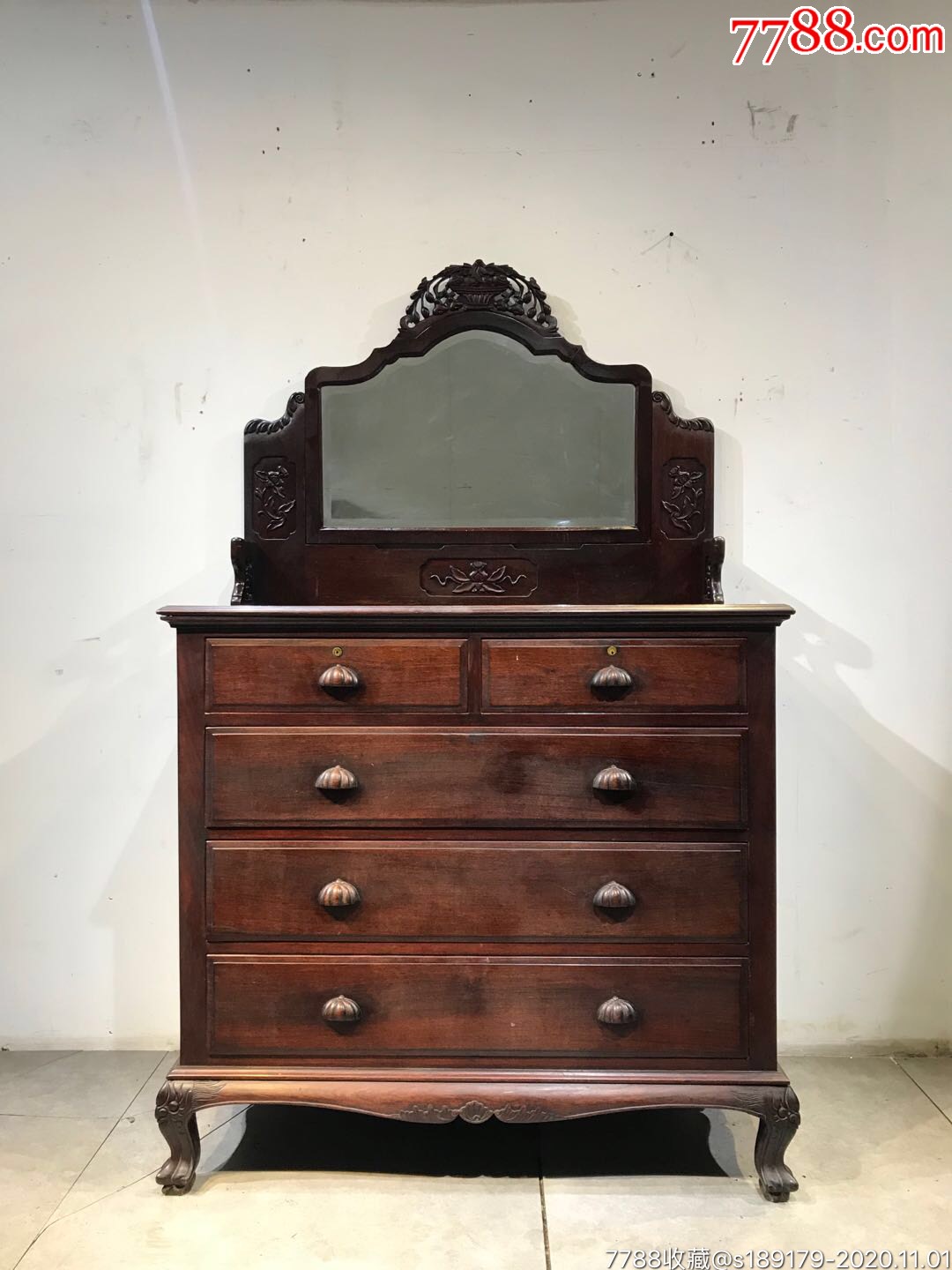 民国花梨木五斗橱20