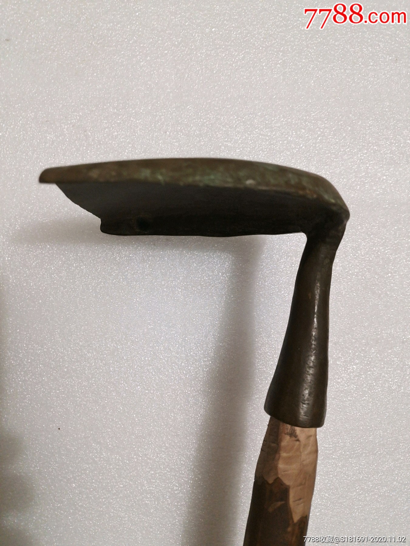 民国时期的黄铜老锅铲