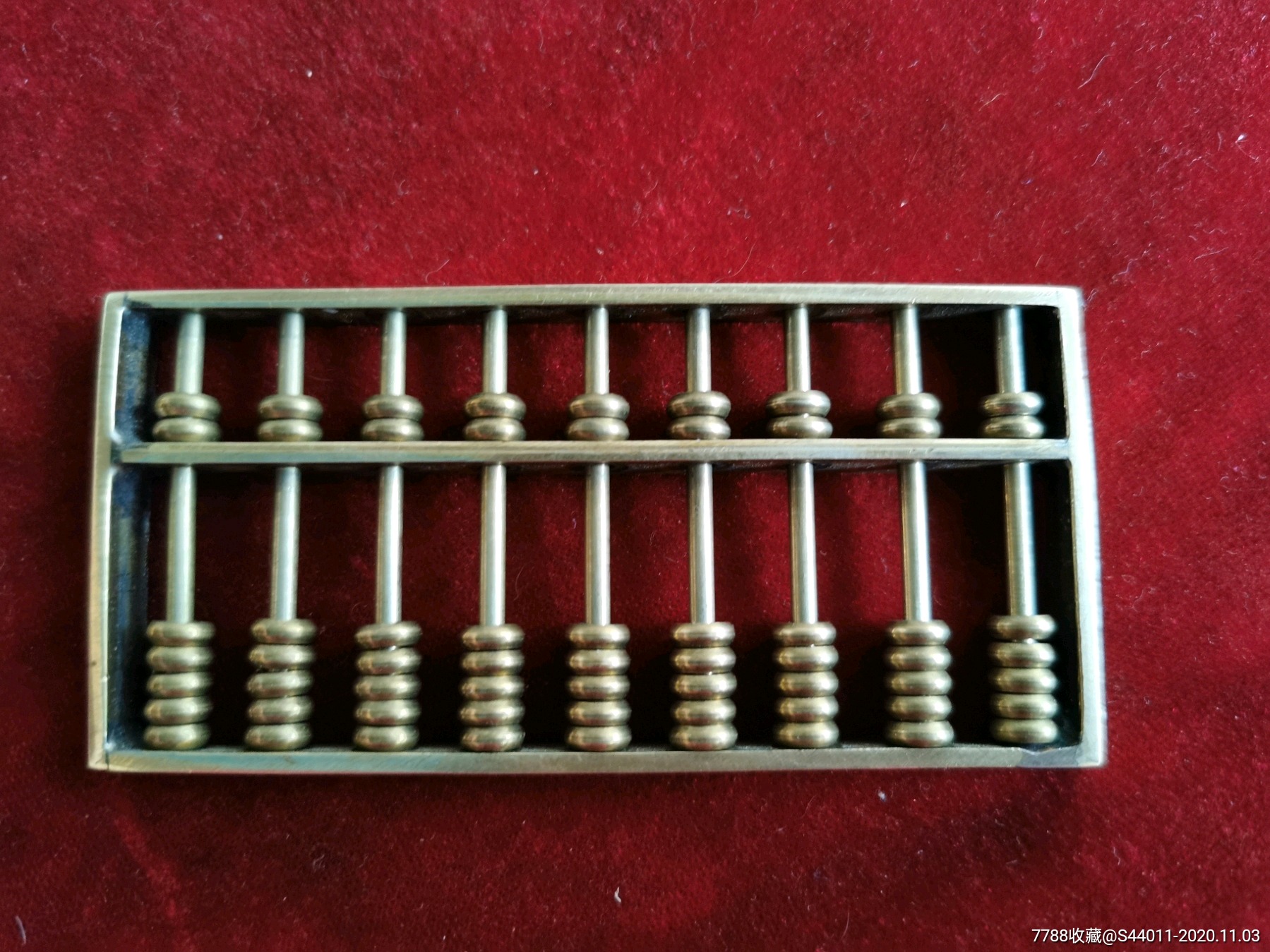 民国小铜算盘,老民俗精巧-价格:300元-se76401102-算盘-零售-7788老