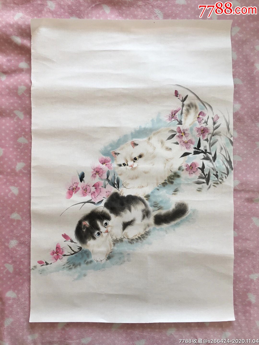 精品小猫国画