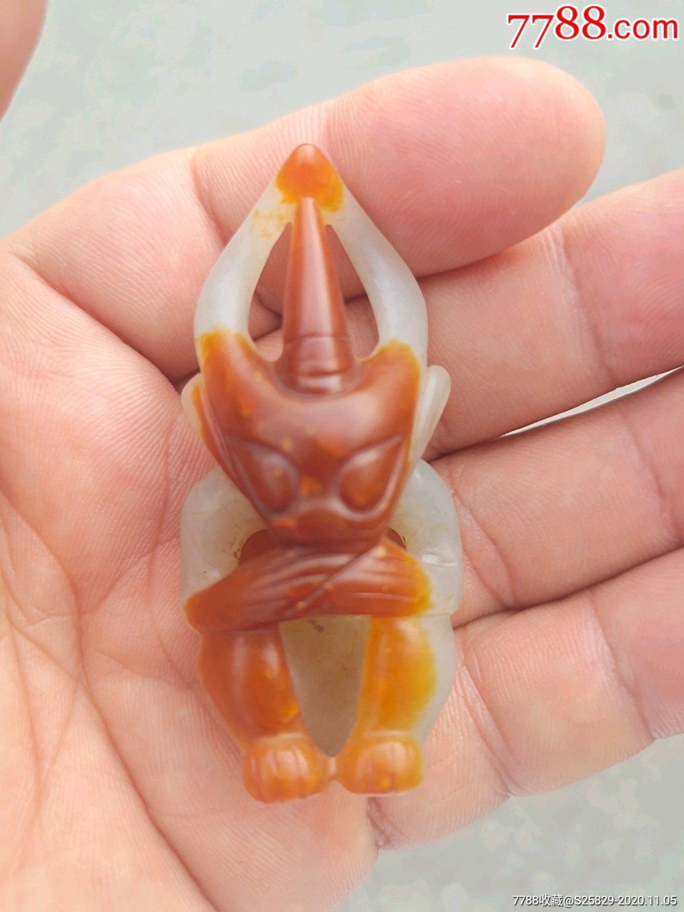 和田玉太阳神把件