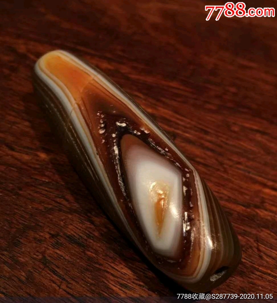 缠丝玛瑙老天珠