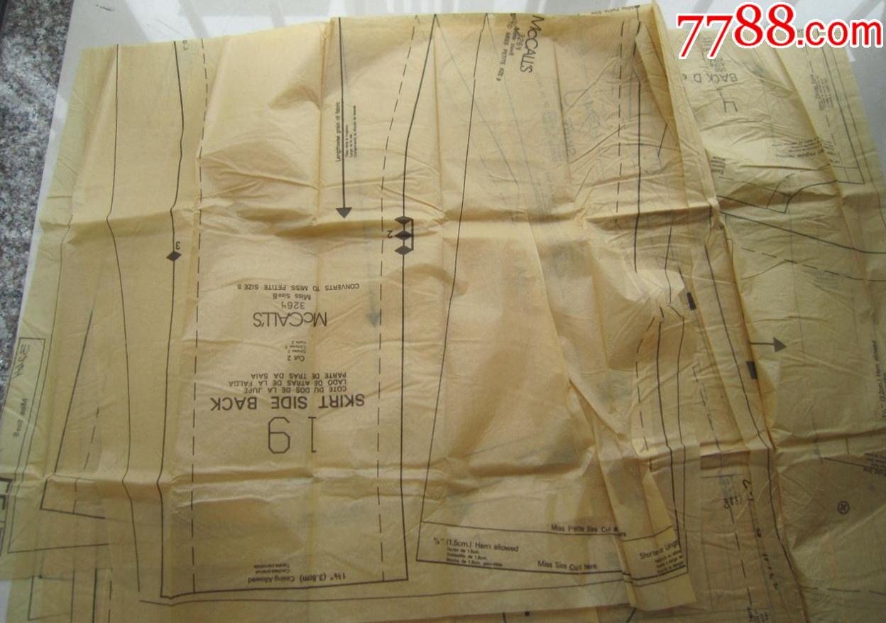 早期mccall′s美开乐服装纸样套全(3264)_年画/宣传画_图片欣赏_收藏