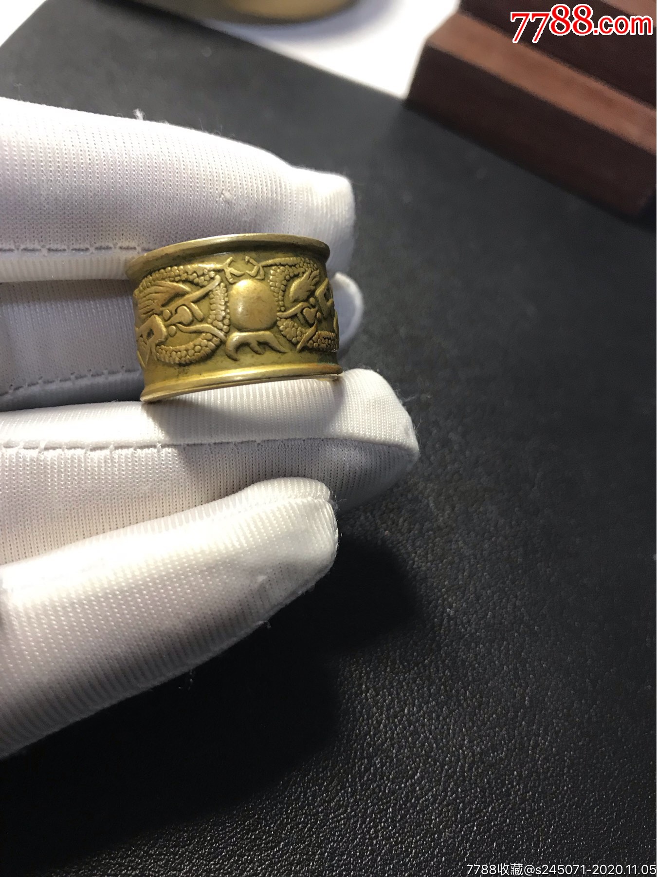 krostfrei14k黄金戒指清朝光绪二十八年