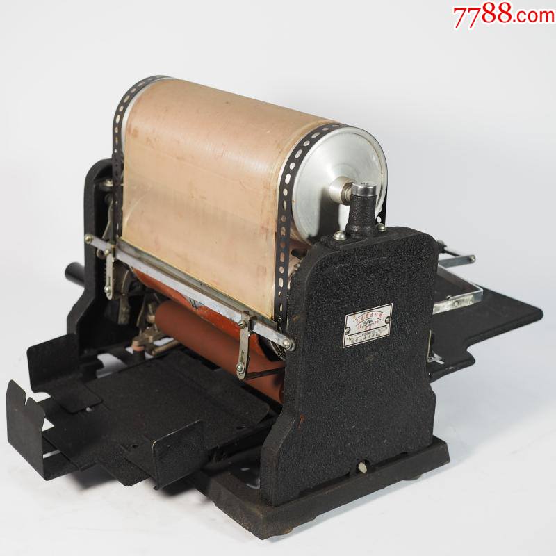 1987年古董长城牌速印机油印机手摇印刷机带箱手摇顺畅基本完整