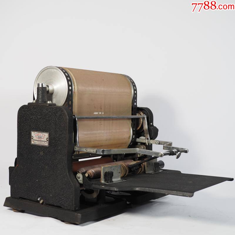 1987年古董长城牌速印机油印机手摇印刷机带箱手摇顺畅基本完整