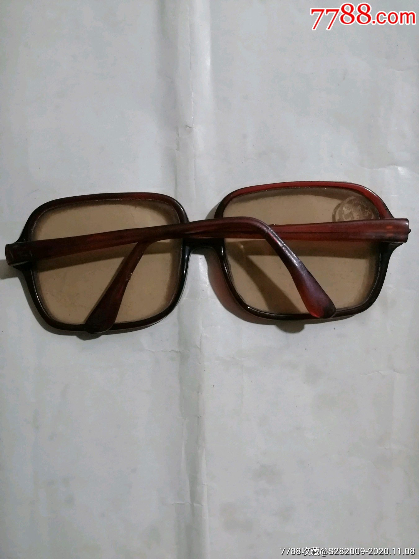 八十年代宝石牌天然水晶眼镜-价格:298.