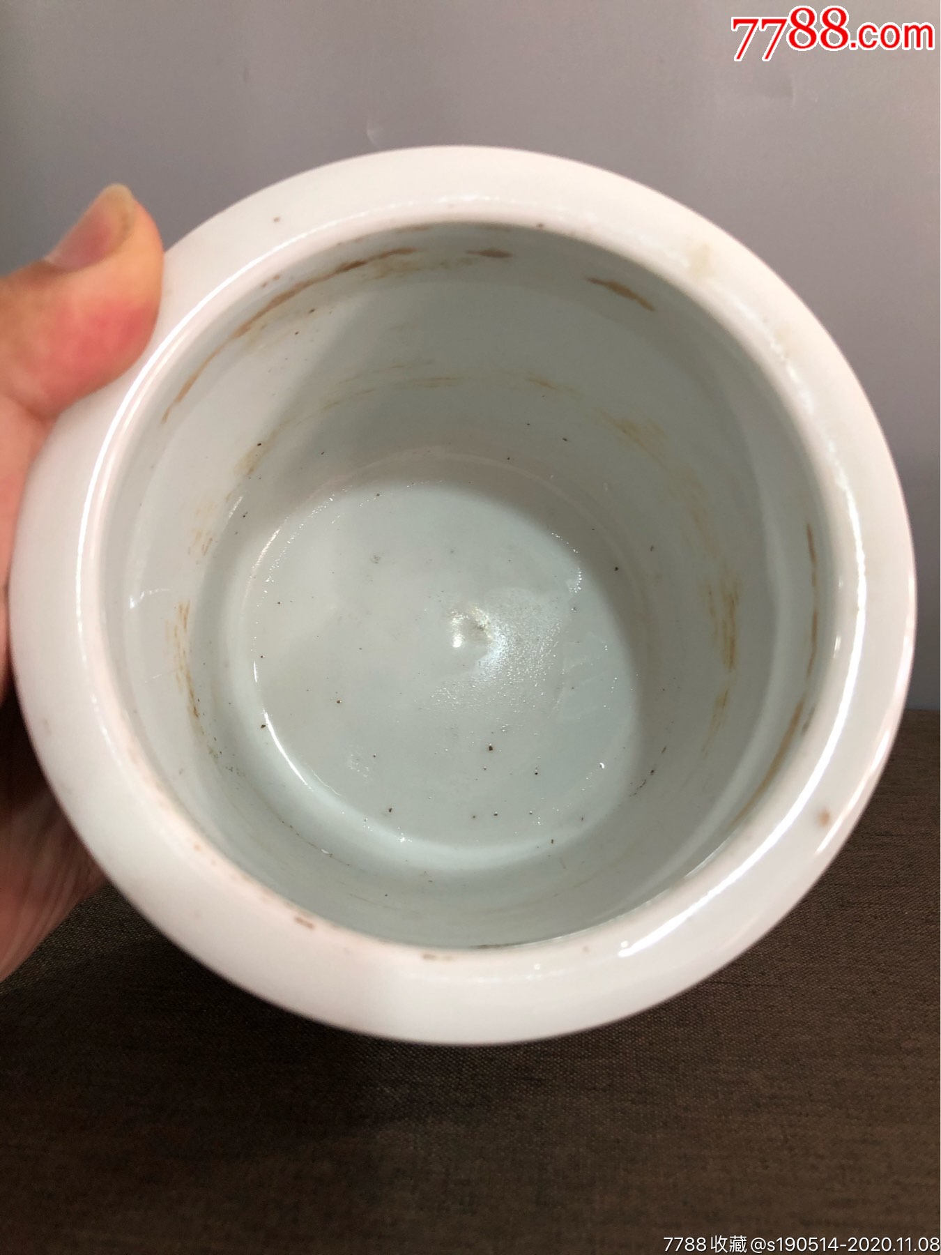 民国时期白釉香炉_单色白瓷_第2张_7788瓷器
