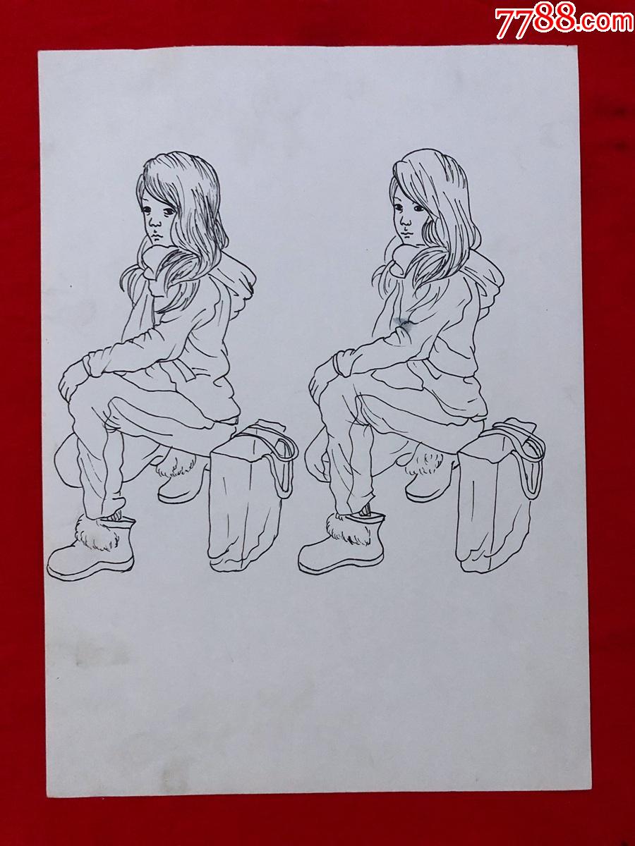 书画9599素描,人物