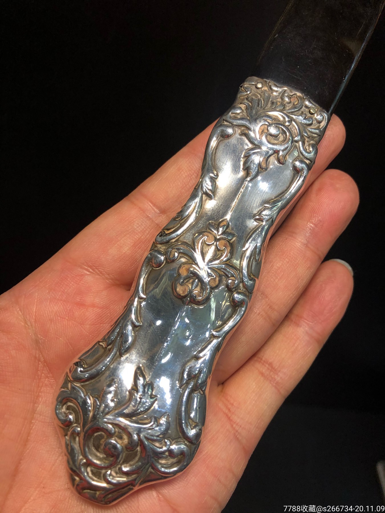 英国纯银翻书杖