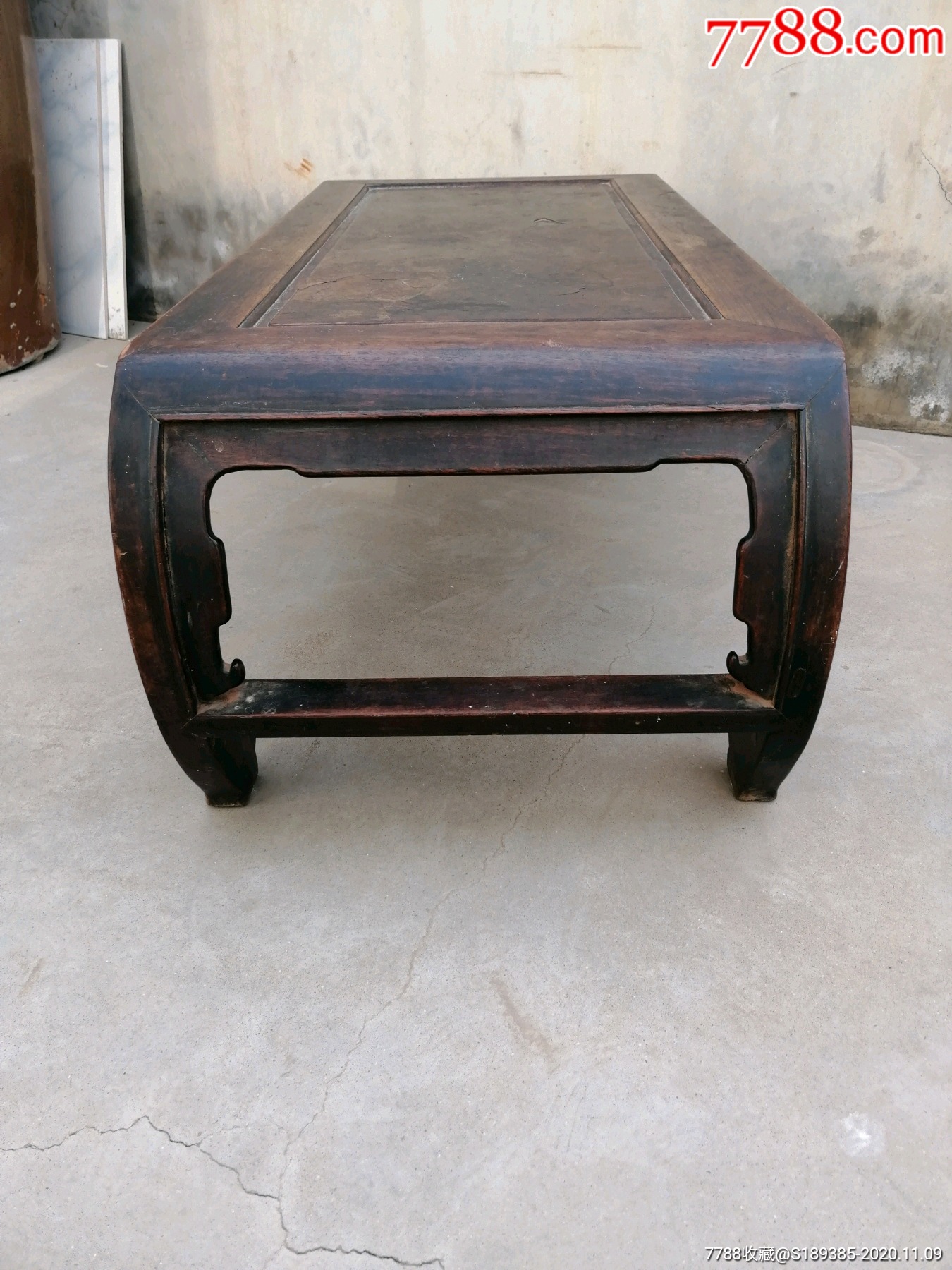 清早期黄花梨琴桌炕桌