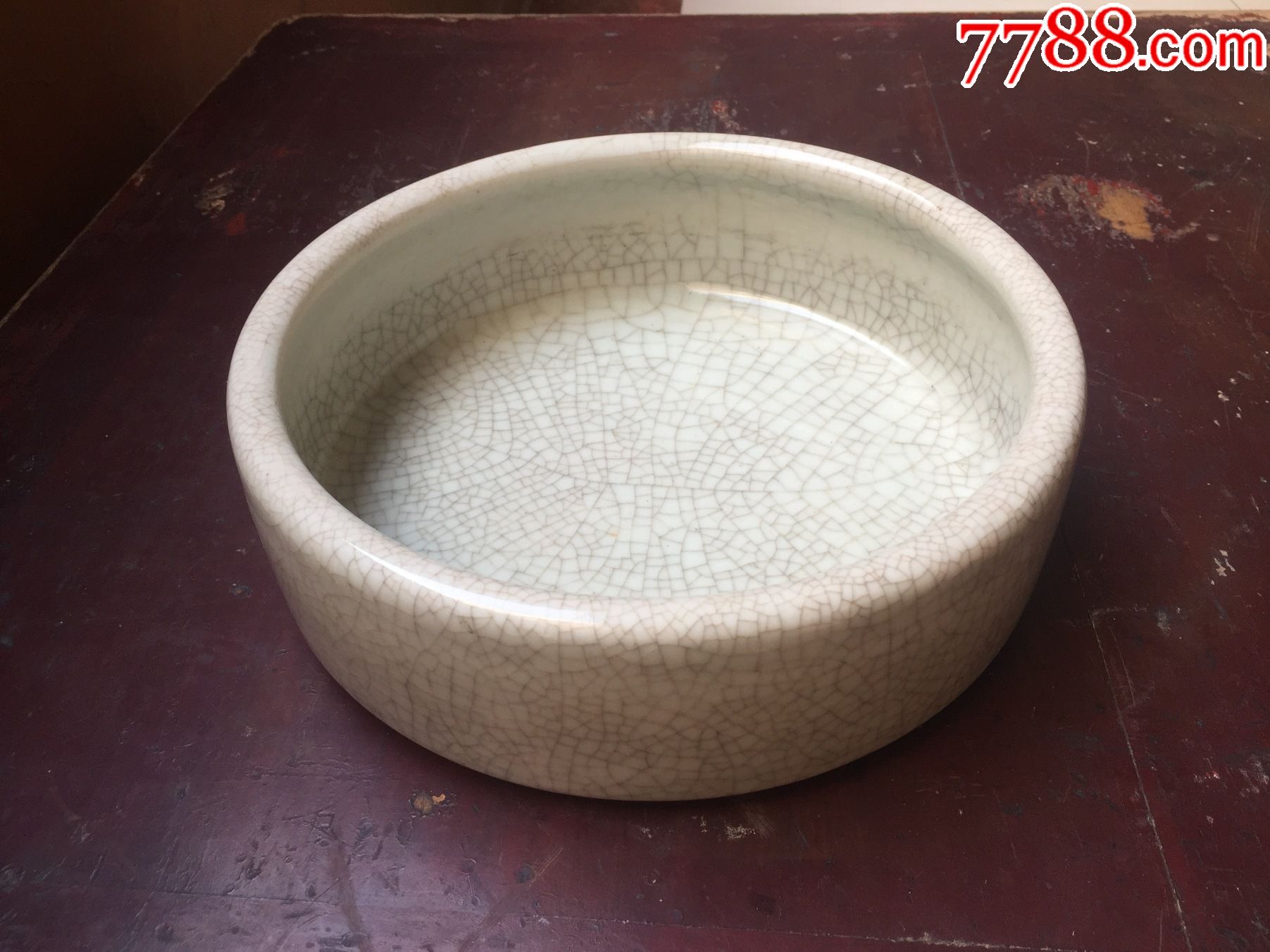 清代道光哥釉笔洗