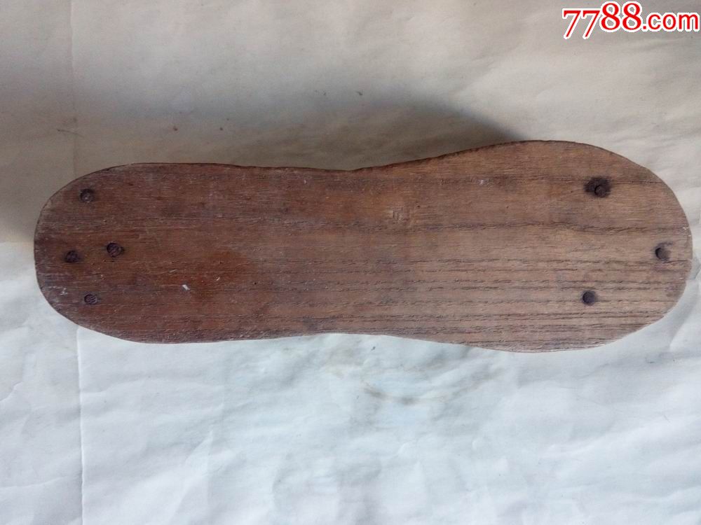 老物件-木头袜楦子(以前用来补棉线袜子的工具)