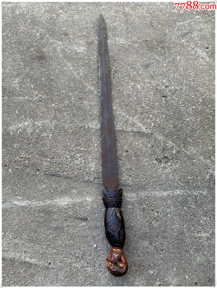 a20-113七星剑清代老物件道教法器收藏