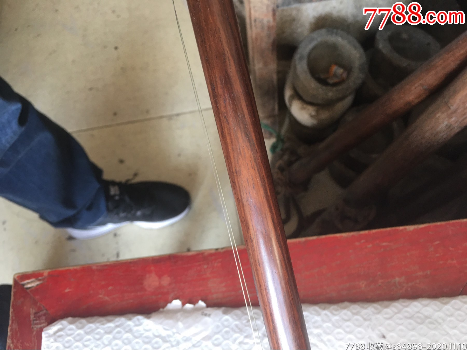 民国海南黄花梨龙头老二胡