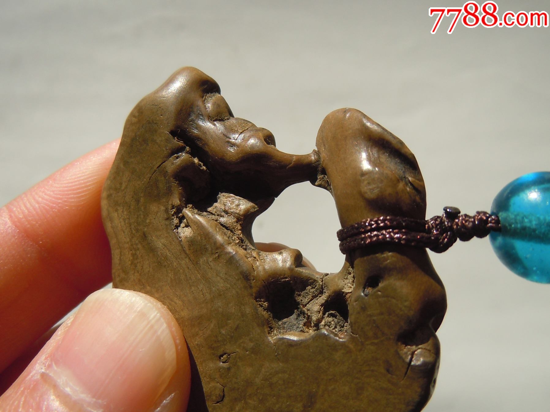 老樱木挂件!-木雕挂件-7788收藏