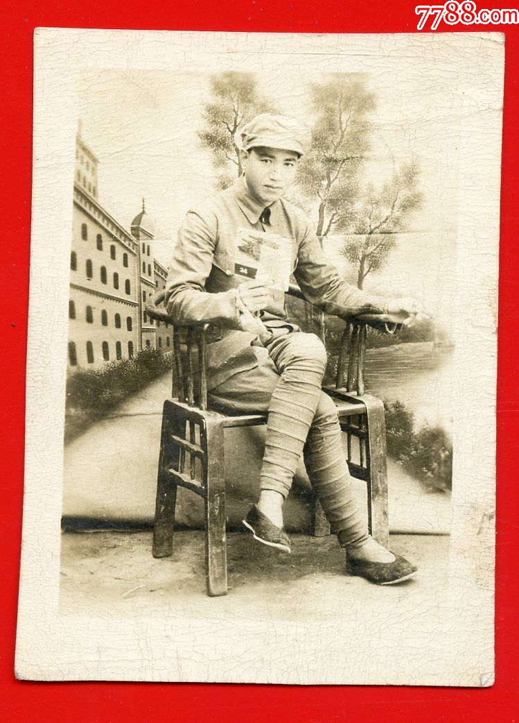 早期绑腿军人泛银