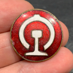 民国时期镇江县第五区港东自卫团徽章毕业证章