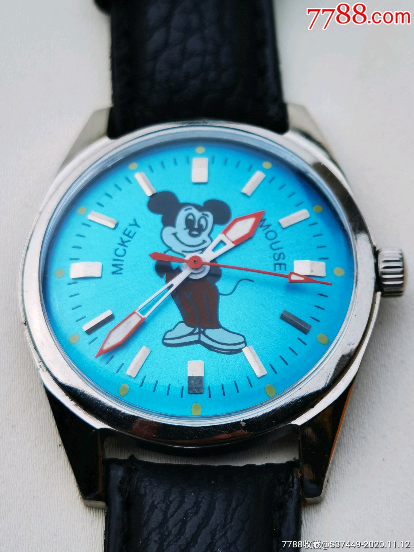 库存状态下的外国米老鼠手表纪念版机械男表