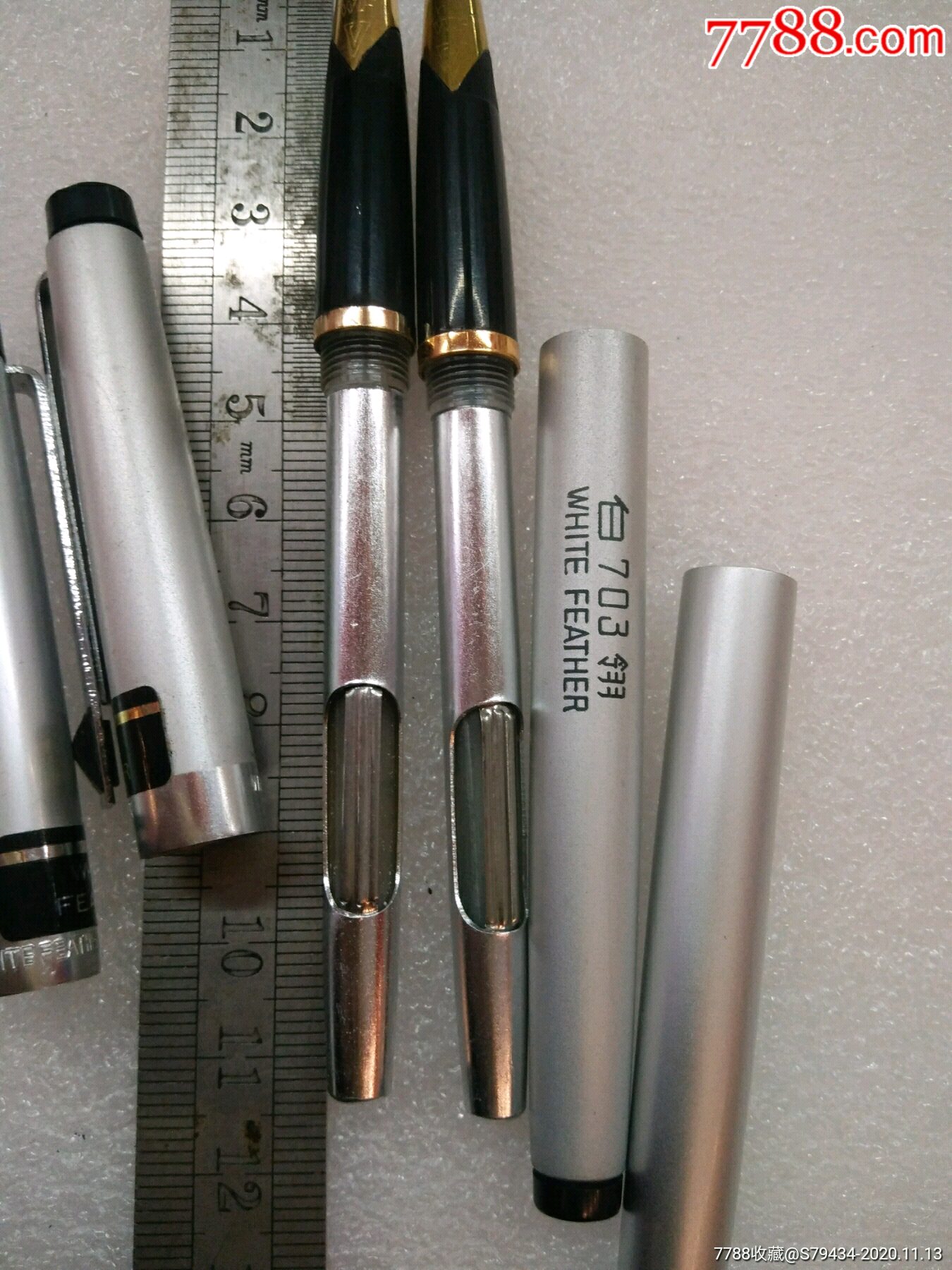 白翎703钢笔两只具体看简介