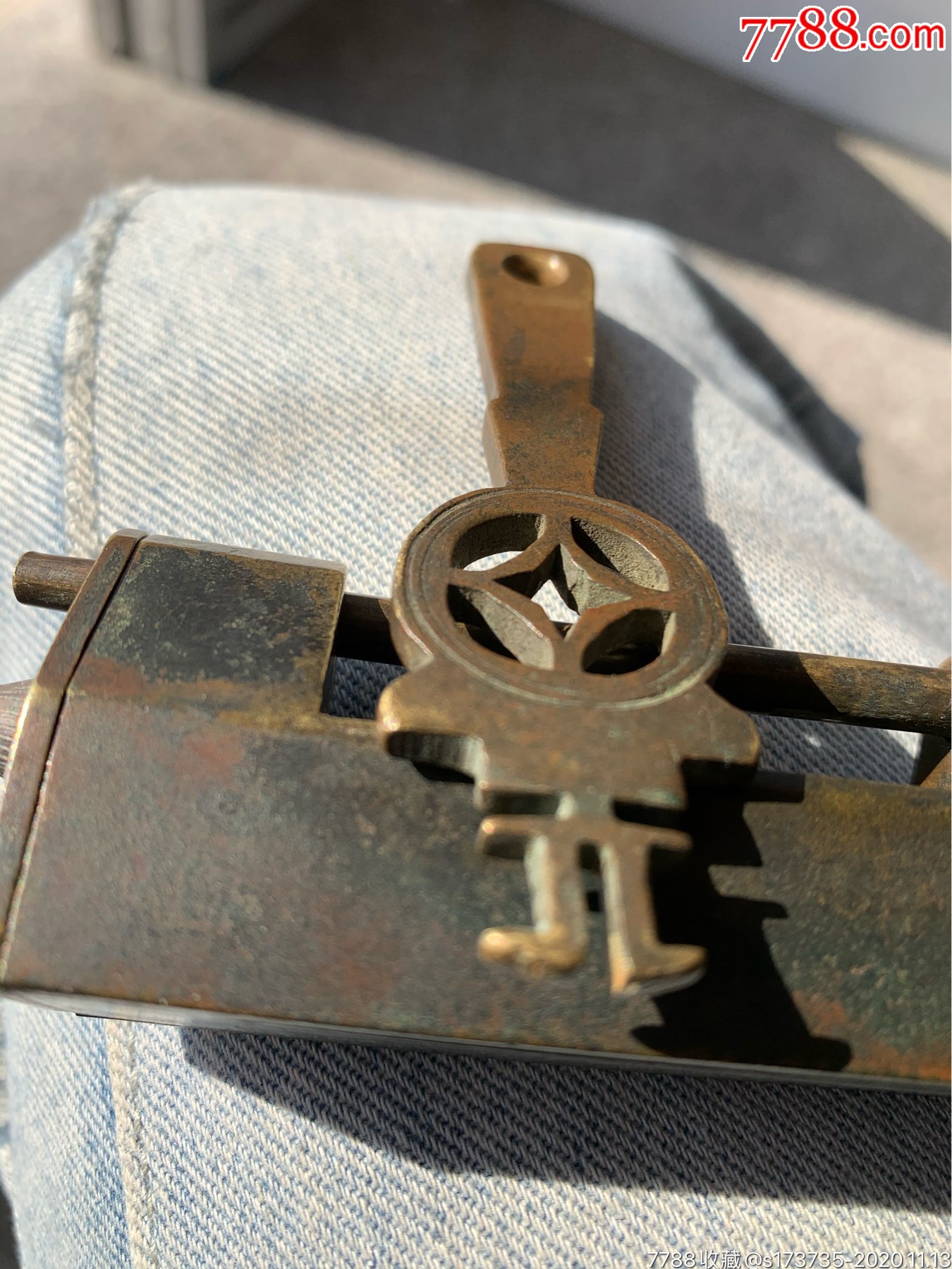 老铜锁机关锁老锁