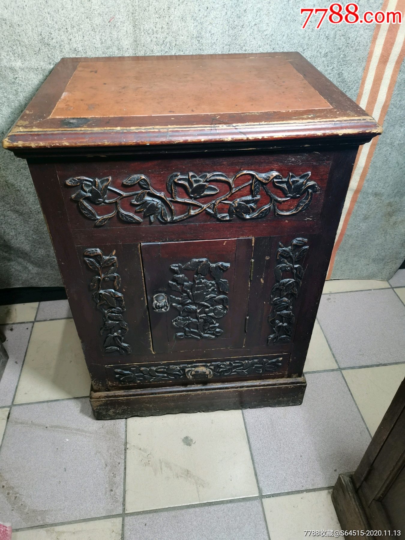 清代末,民国,木冰箱_其他家电_图片价格_收藏行情_7788集邮网