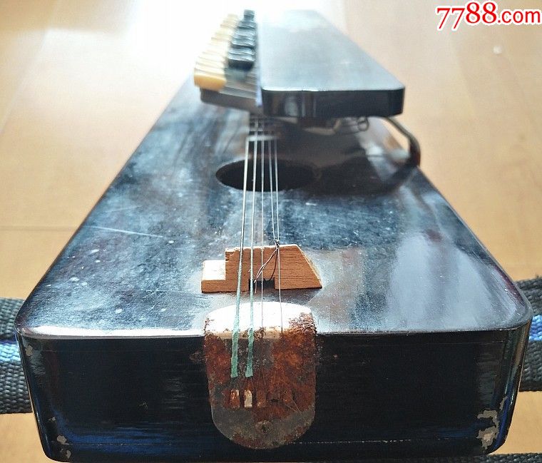 早期中古品日本出产孔雀牌大正琴凤凰琴大众琴原盒包装商标纸牌