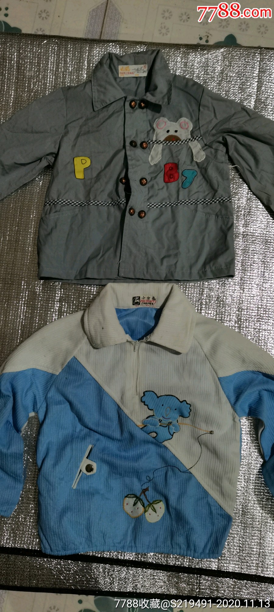 80年代小孩子的衣服图片