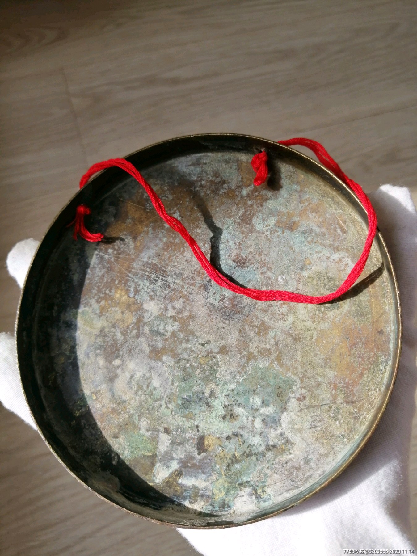 清代小铜锣一个