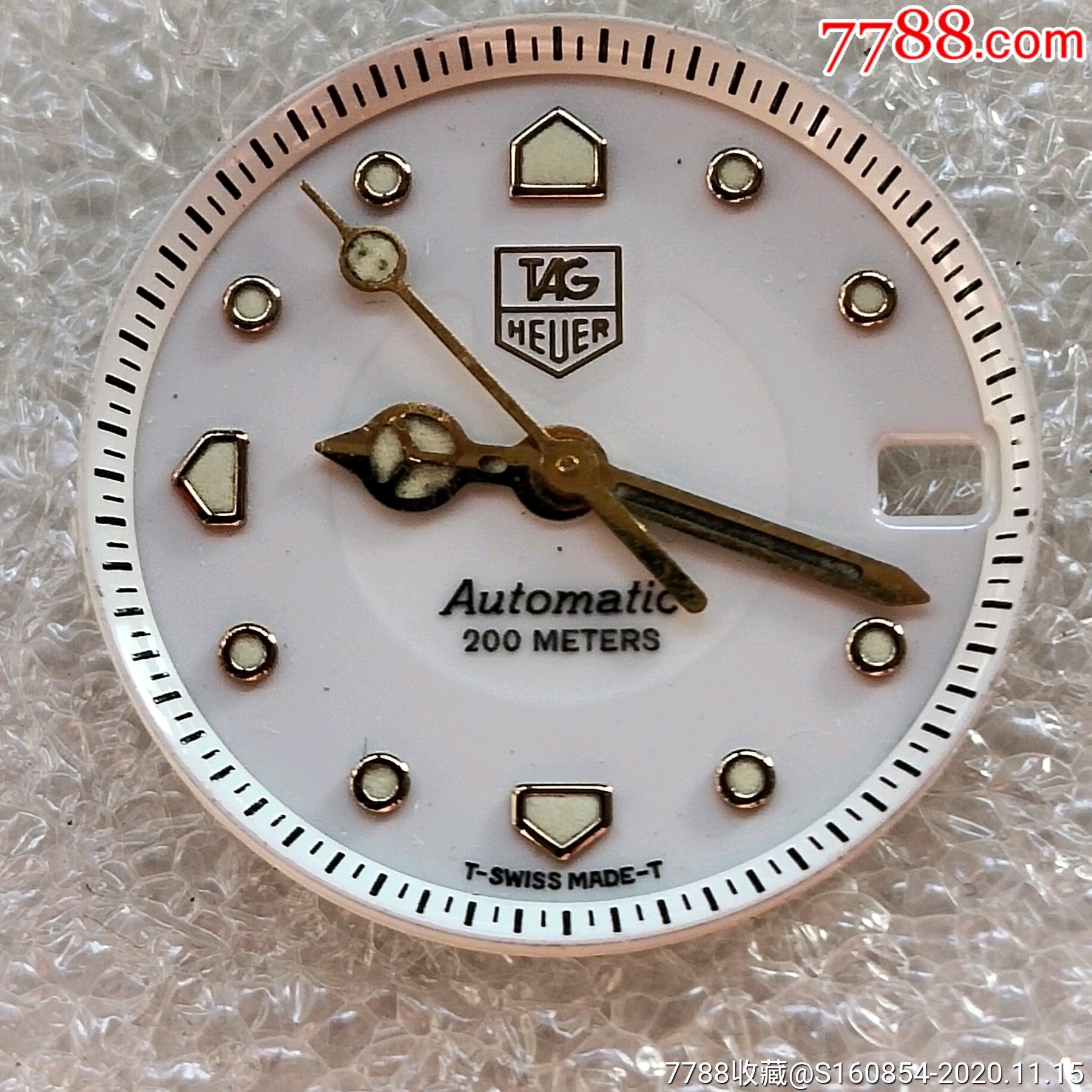 二手瑞士豪雅自动机械eta20001拆机表针表盘