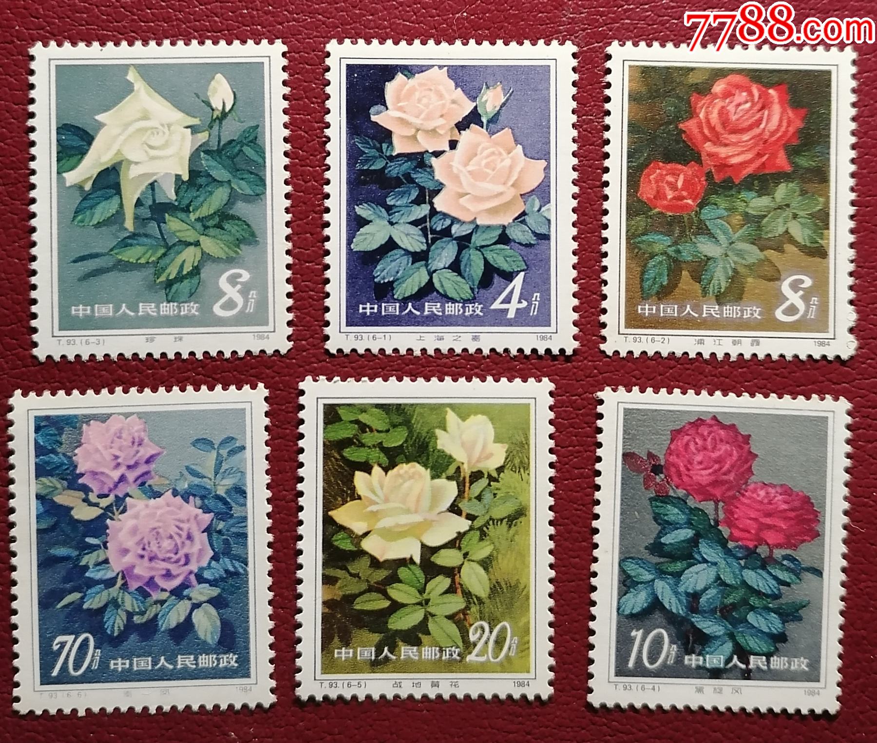 t93月季花_新中国邮票_第1张_7788集邮网