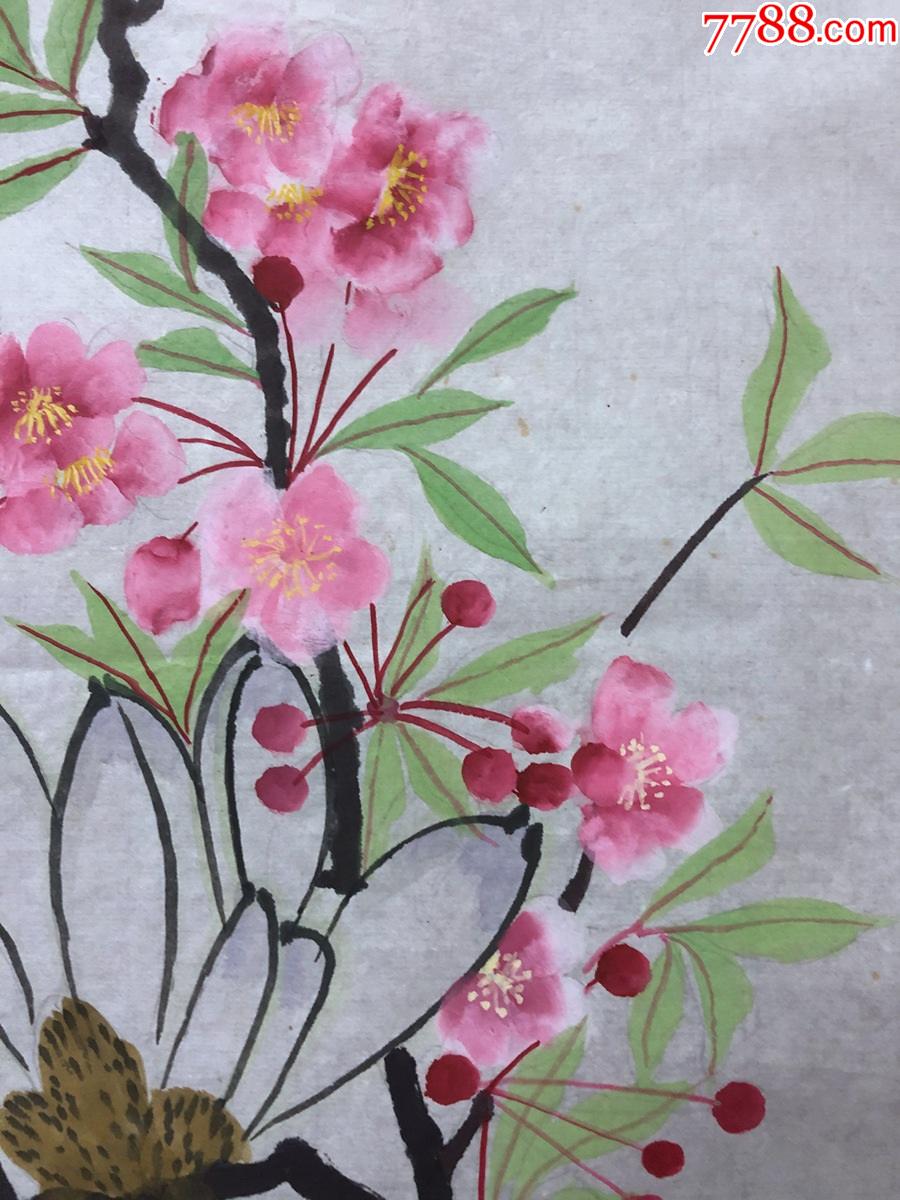 书画9734【李建民】花鸟画,玉兰花