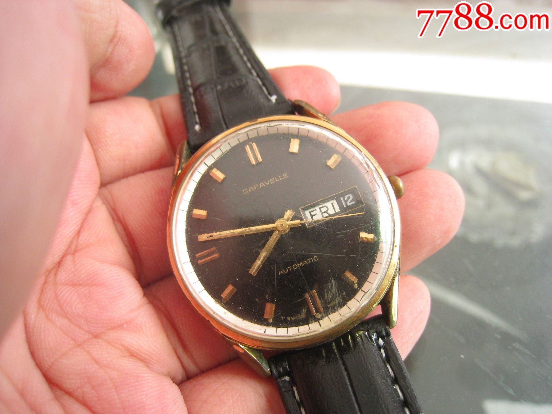瑞士古董表包金卡拉维里中古表(自动机械)男,手表/腕表_第1张_7788