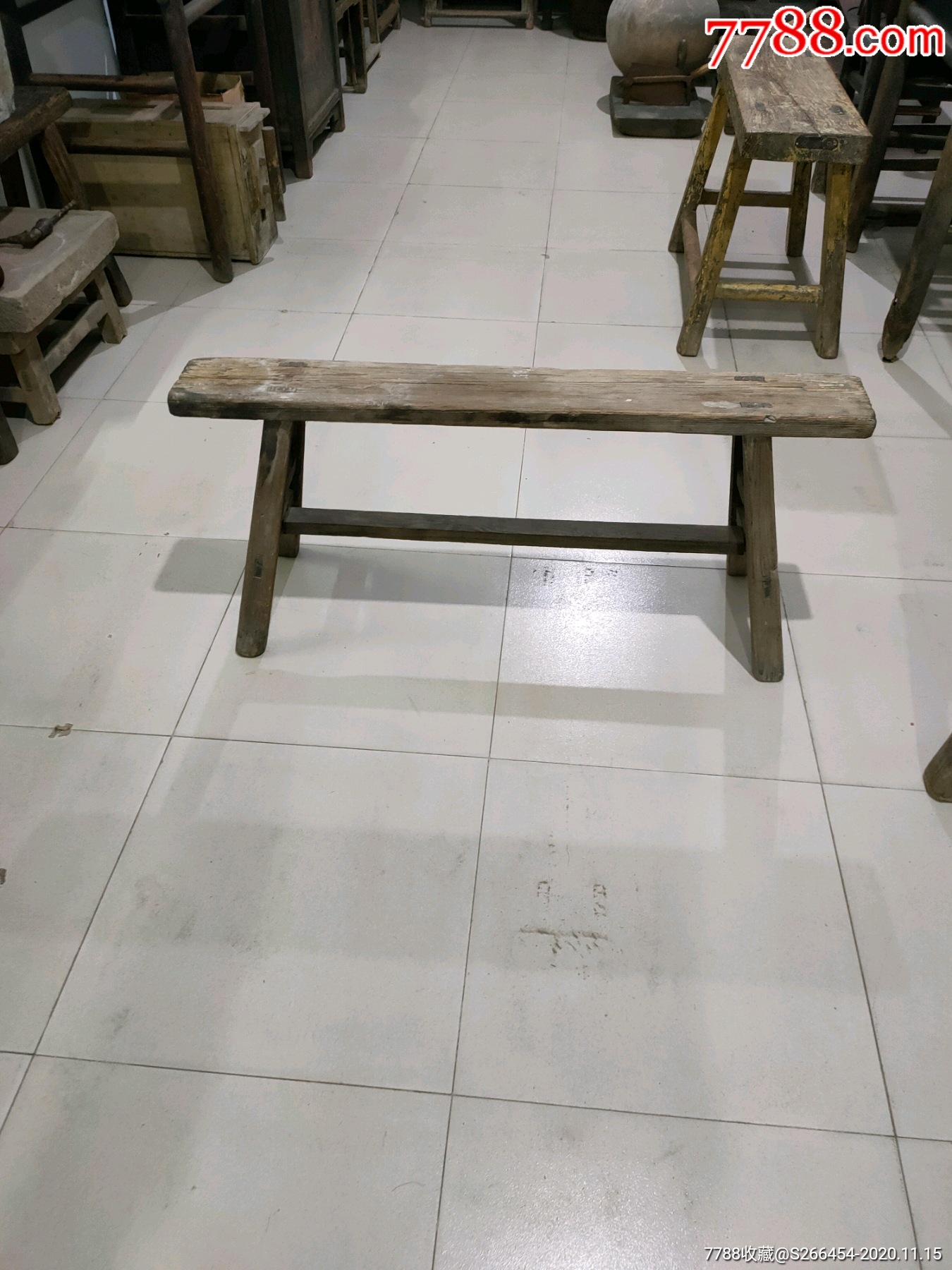 清代老长条凳子